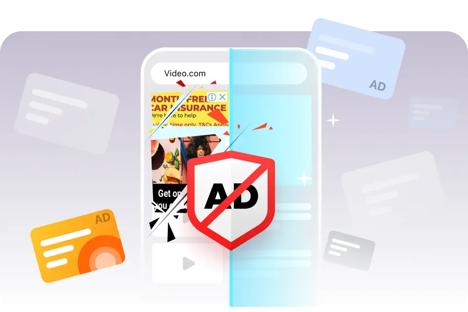 FABshield Blocks interstitial, pop-up, and video ads with up to 99.9% effectiveness, ensuring a clean, distraction-free browsing experience and smoother, uninterrupted content viewing across websites and platforms.